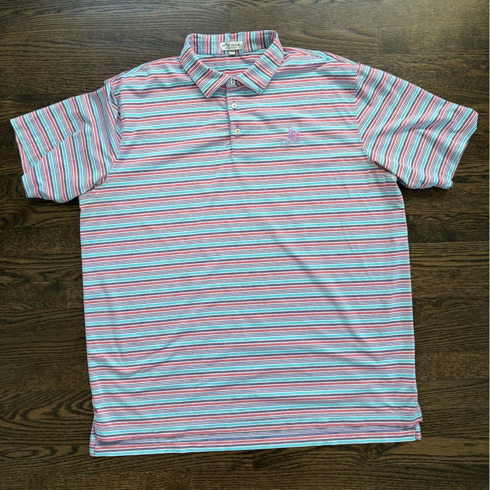 Peter Millar XXL Kampala Striped Polo Shirt - Multicolor
